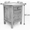 <a href=Selestin><b>Selestin</b></a><br/> Ahşap Komodin Çekmeceli-Kapaklı