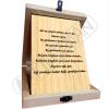 Masif Ahşap Plaket